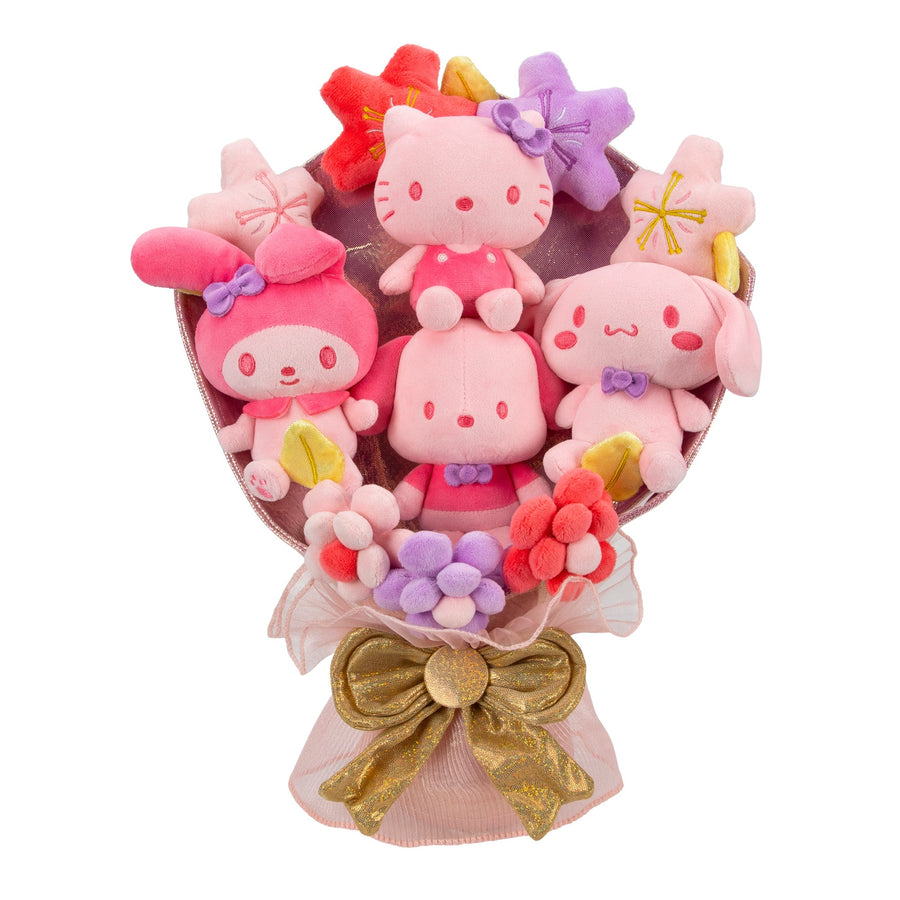 Hello Kitty 和朋友们组成的可爱花束